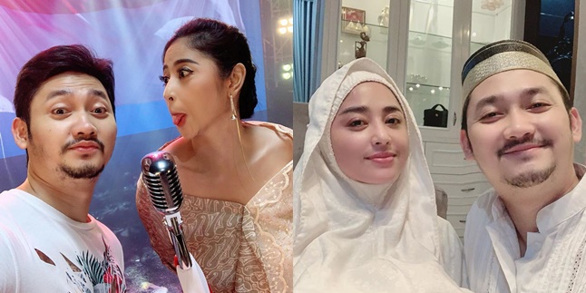 Once Claimed to Want a Divorce, Here are 9 Sweet and Romantic Moments of Dewi Perssik with Her Husband