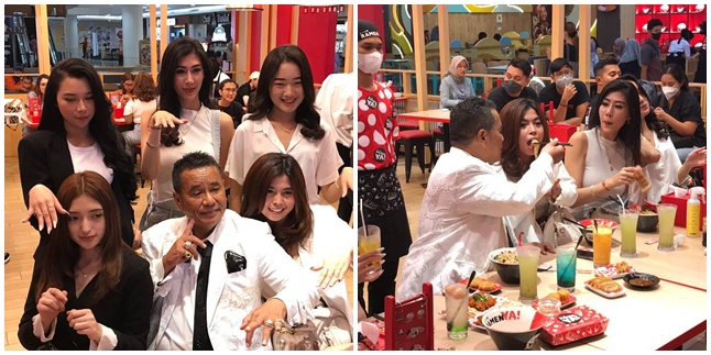 Happy Undetected Post Cancer Check Up in Singapore, Here are 7 Pictures of Hotman Paris Treating His Assistants to Ramen