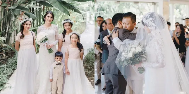 SERBA PUTIH, ACHA SINAGA BERBAGI FOTO INDAH PERNIKAHANNYA 