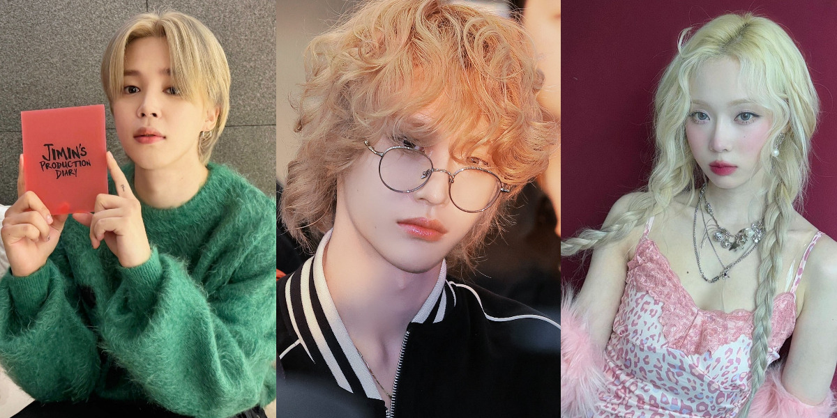 Often Mistaken for Natural Hair Color, Here are 10 K-Pop Idols who are Considered Suitable with Blonde Hair, Including Jimin BTS - Winter aespa