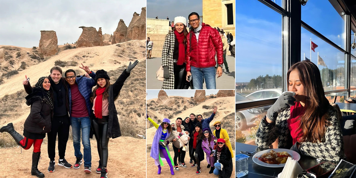 After a Vacation to Malaysia, Mayang and Doddy Sudrajat Continue their Vacation to Turkey with Nicky Tirta - Cinta Penelope