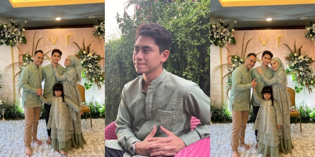 Staying Loyal to His Mother, 7 Photos of Athalla Naufal at Venna Melinda and Ferry Irawan's Religious Gathering - United in Green Uniforms