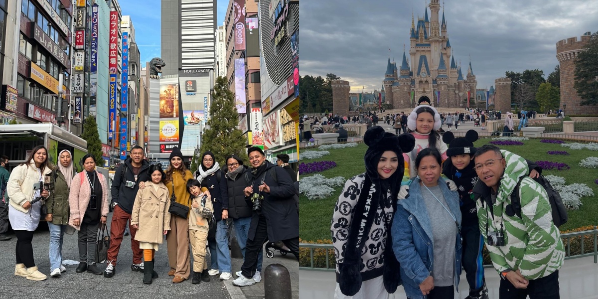 Loyal to Anang & Ashanty, 8 Photos of Suwarsiha the Baby Sitter with Happy Arsy on Vacation in Japan, 