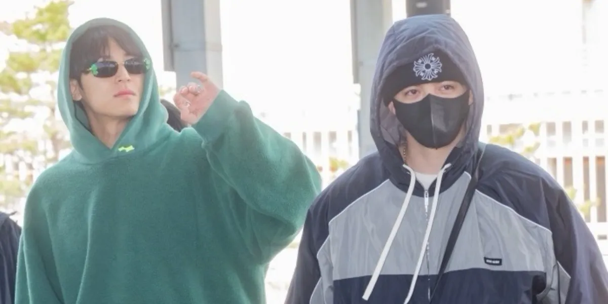 SEVENTEEN CxM Flies to Taiwan, S.Coups Wears Shorts - Mingyu in All Green