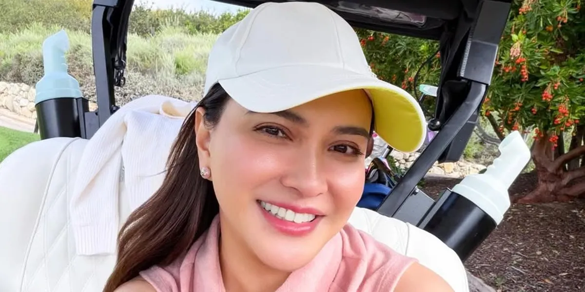 Shandy Aulia Plays Golf in America, Looks Elegant and Sporty