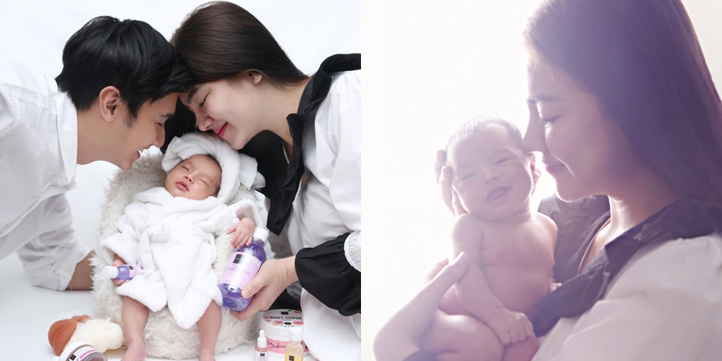 So Cute and Funny, Check Out the Latest Pictures of Baby Bible Felicya Angelista and Caesar Hito - The Dimples and Chin Cleft Become the Highlight