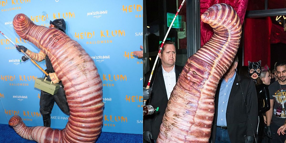 The Most Different! 8 Photos of Heidi Klum Transformed into a Worm at the 2022 Halloween Party - Preparation Takes Two Years