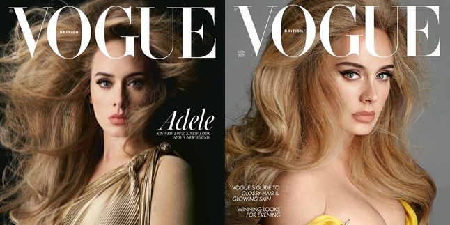 Ready for Comeback, Adele Looks Stunning on Vogue Magazine Cover - Retro Style that Amazes