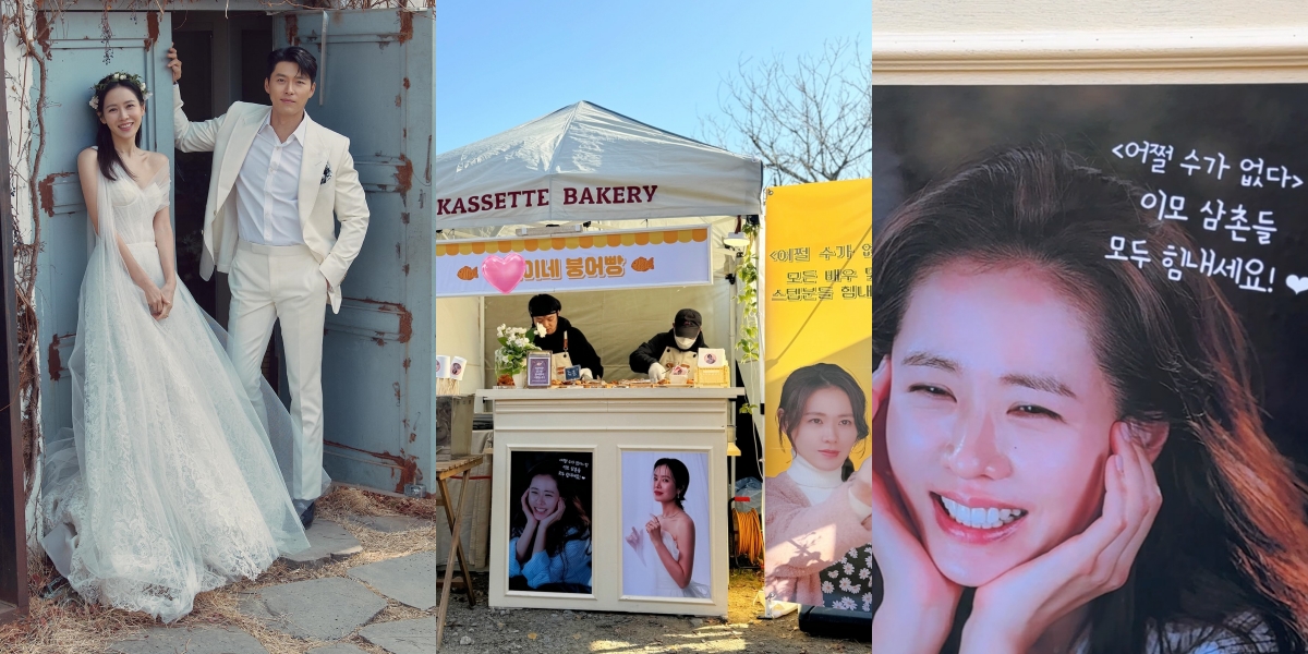 So Sweet, 8 Photos of Hyun Bin Sending a Food Truck to Son Ye Jin's Shooting Location - Using Their Child's Name to Support His Wife