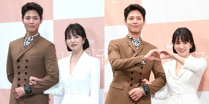 Song Hye Kyo & Park Bo Gum at 'Encounter' Press Conference, So Cute