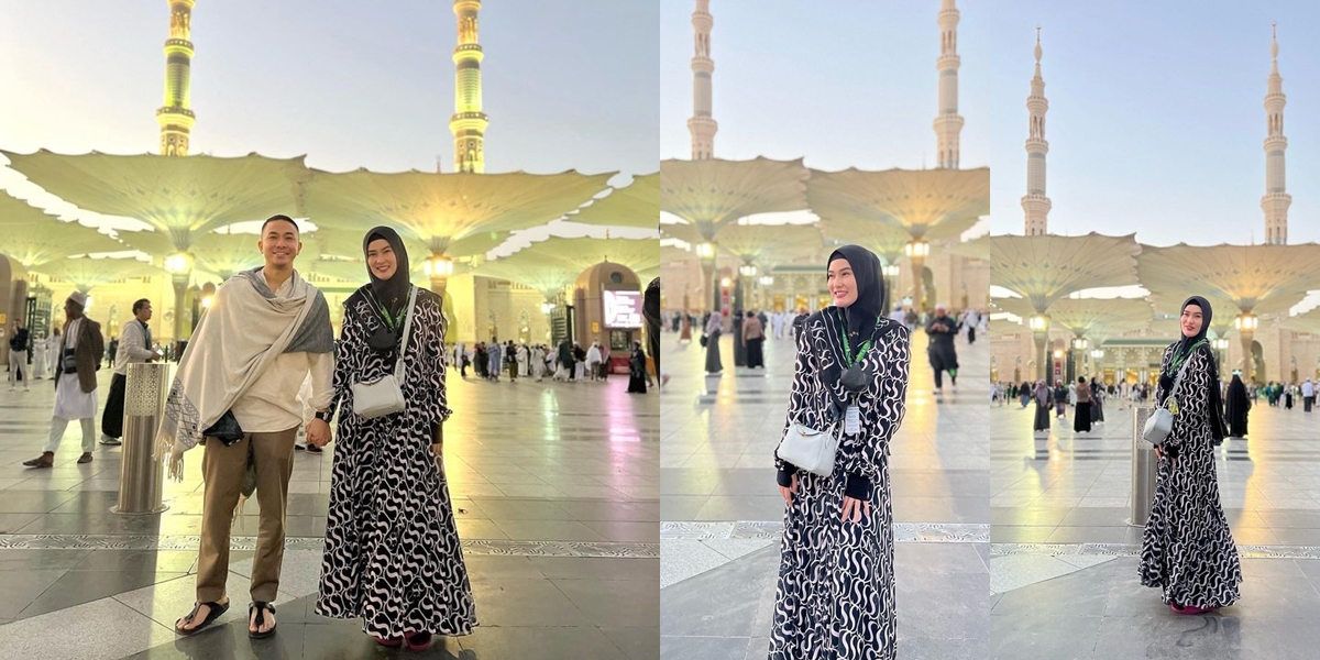 Stevi Agnecya's First Umrah After Becoming a Convert, Her Portrait Wearing Hijab in the Holy Land is Heartwarming - Very Beautiful