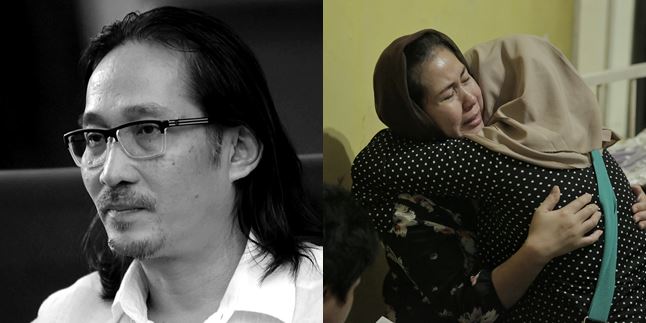 Emotional Atmosphere at Dian Pramana Poetra's Funeral Attended by Fellow Artists