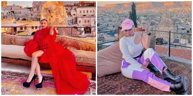 Already Happy with Himself, Peek at 7 Photos of Eva Belisima, Former Kiwil's Holiday in Cappadocia, Turkey