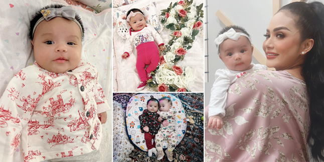 Already 2 Months Old, Baby Ameena Becomes More Beautiful and Adorable - Her Thick Hair Attracts Attention