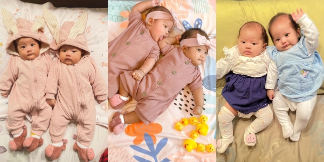 Already Stylish from Childhood, 9 Photos of Baby Raneysha and Keysheva Tasya Kamila's Adorable Twin Nieces