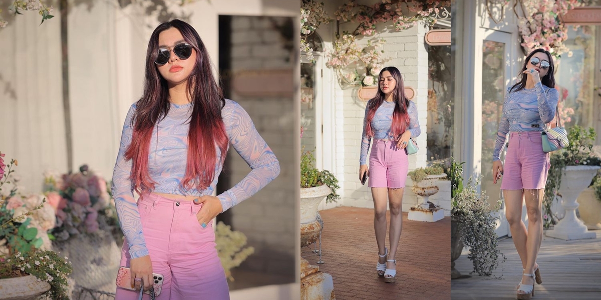 Success in Losing 28 Kilos, 8 Photos of Vicky Shu Getting Slimmer - Hot Wearing Short Pants in LA