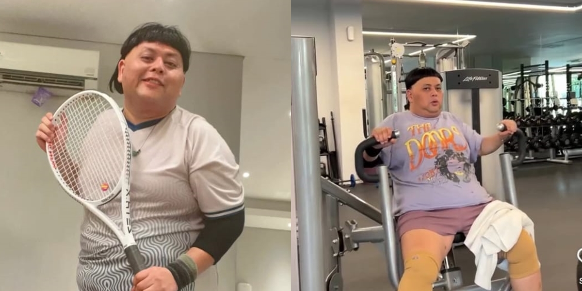 Successfully Lost 38 Kilos, Here Are 7 Photos of Pampam Who Now Regularly Exercises for Health - Starting from Being Left by His Brother and Cousin