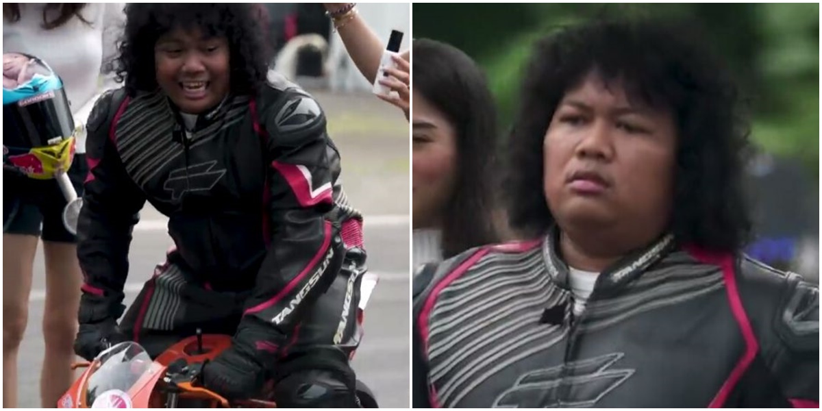 Super Funny, Check Out Marshel Widianto's Series of Photos as a Racer & Successfully Beats Arief Muhammad