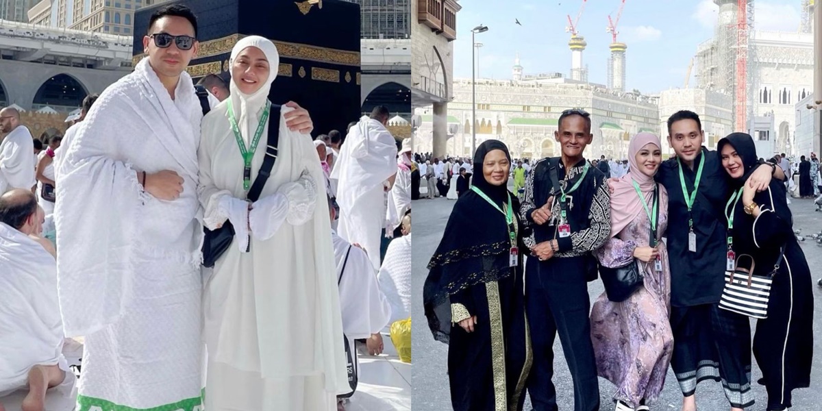 Solemn! 10 Photos of Jenita Janet on Umrah with Beloved Husband and Family in the Month of Ramadan