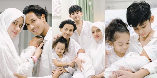 Touching All White, 9 Photos of Fairuz A Rafiq's Family with Baby Zhafi - Family Goals, All Handsome and Beautiful