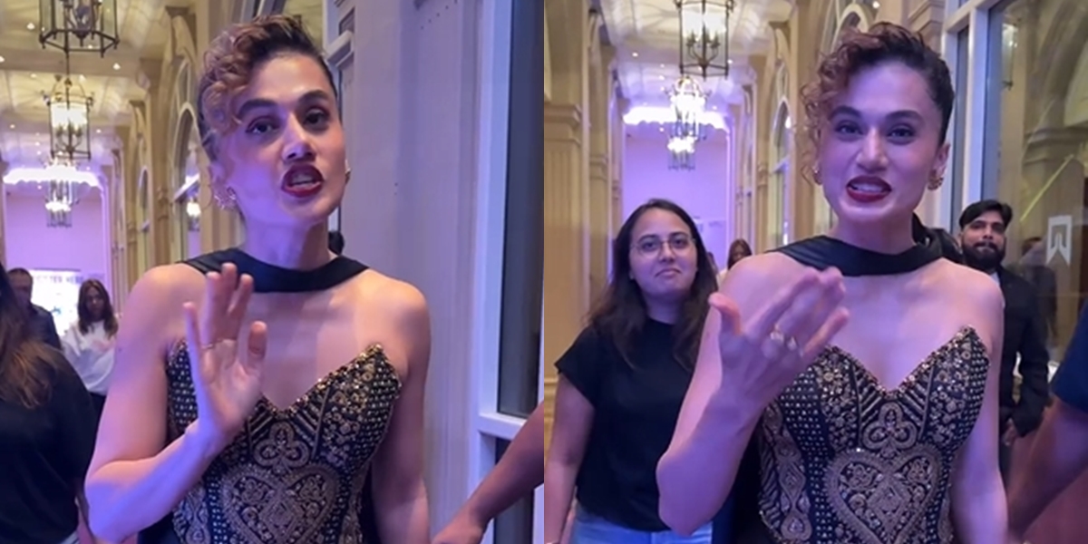 Taapsee Pannu Mocks Paparazzi Regarding Her Viral 'Anti-Pap' Video: 'Just Write Bad Things'