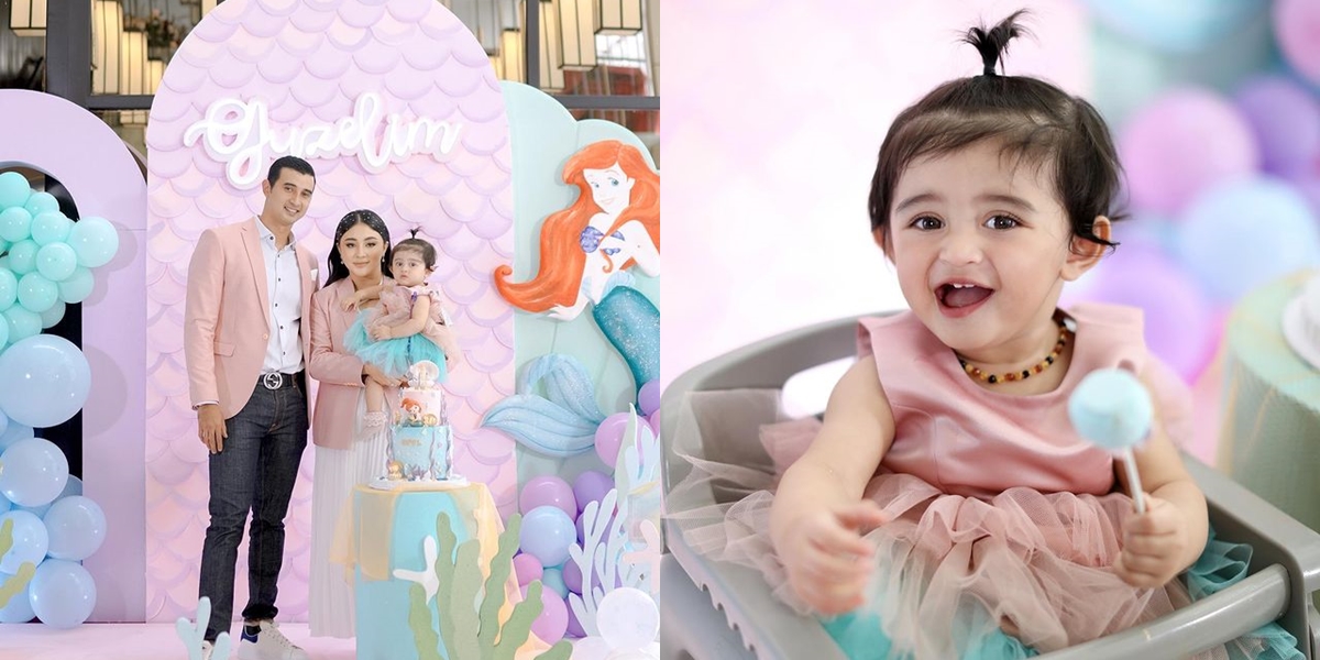 Lesti Kejora Absent, Here are 8 Photos of Baby Guzel Ali Syakieb's 1st Birthday - Celebrated Grandly at a Hotel with 'The Little Mermaid' Theme