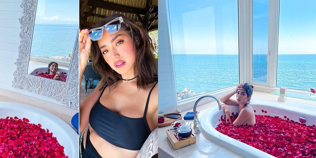 Not Tired of Being Criticized, Jessica Iskandar Shows Off Hot Pose in the Bathtub - Allegedly with a New Boyfriend