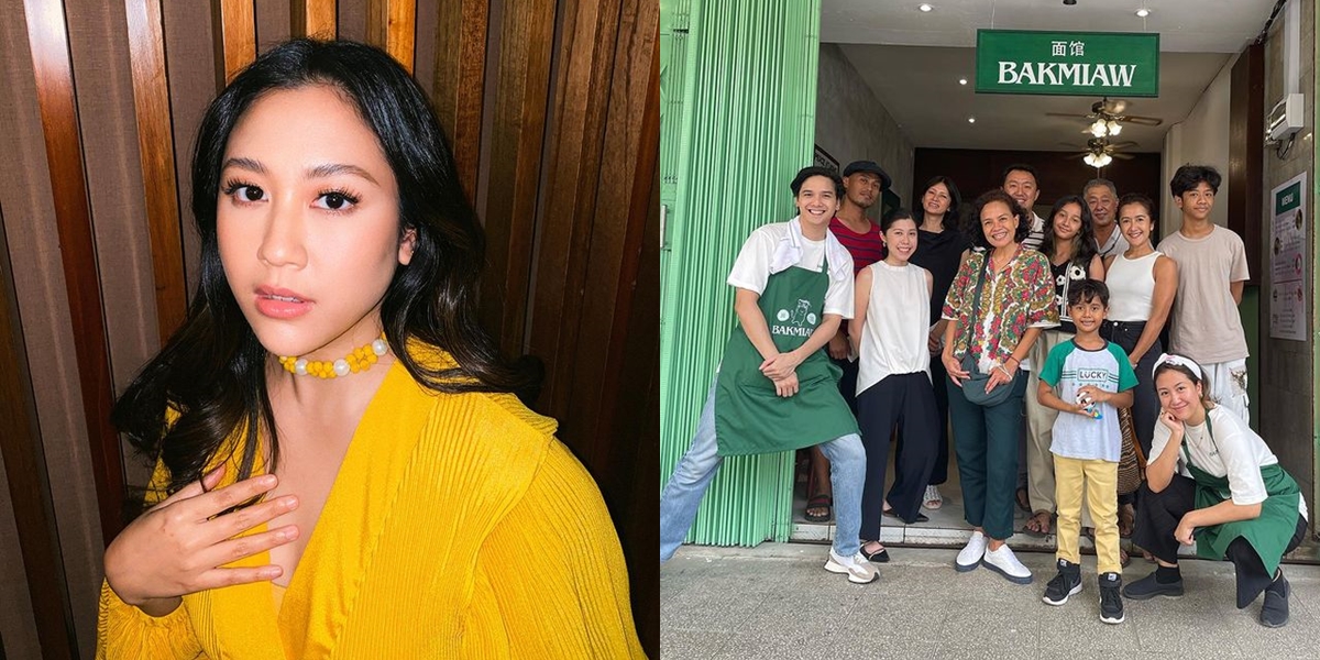 No Longer Appearing on Television, Here are 8 Photos of Sherina Munaf who is now Selling Plant-Based Noodles - Her Restaurant is Crowded with Artists from Ari Irham to Widi Mulia