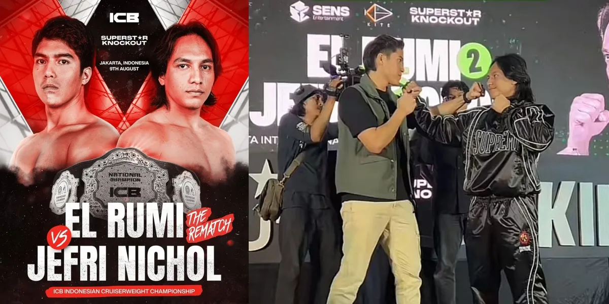 Not Satisfied with the Previous Match, Jefri Nichol Ready to Take Revenge and 'Put to Sleep' El Rumi in the Ring