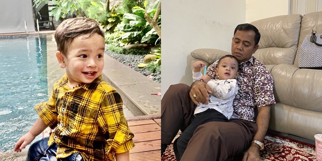 Add Handsome! 10 Latest Photos of Gala Sky Who is Said to Resemble the Late Aunt Andriansyah - Soon to Be 2 Years Old