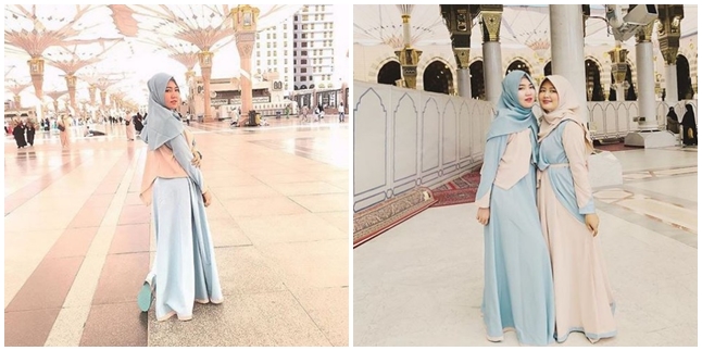 Appearing Wearing Hijab, Via Vallen Visits Saudi Arabia