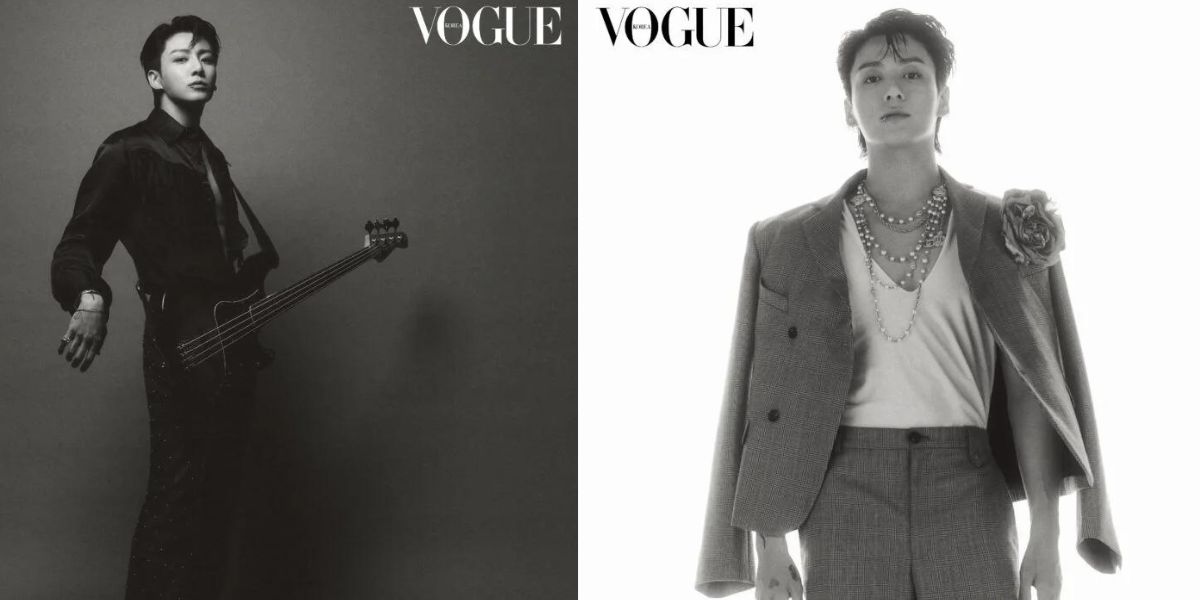 Looking Cool with 1970s Punk Style, Check Out Jungkook BTS' Photoshoot for Vogue Korea