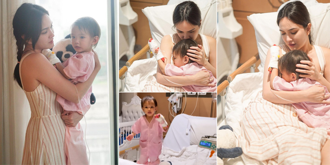 Hand Infused, Peek at 9 Photos of Baby Claire, Daughter of Shandy Aulia, Undergoing Hospitalization - Still Happy Dancing Despite being Ill