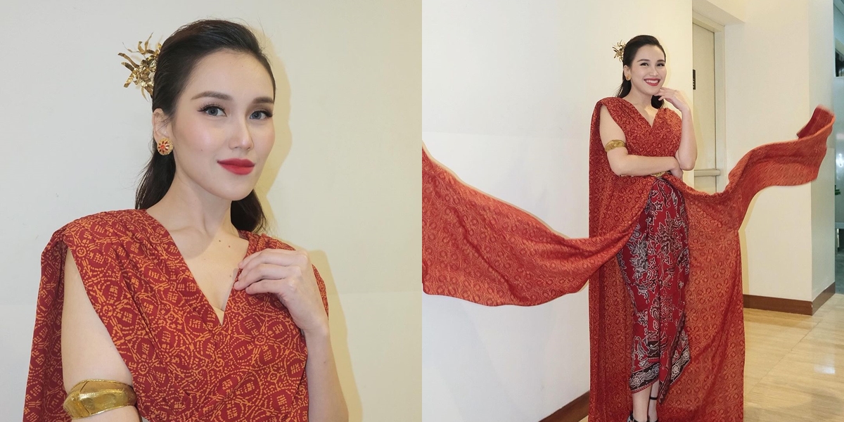 Leave the Korean Style Costume, Here are 8 Pictures of Ayu Ting Ting Looking Beautiful in Indonesian Traditional Clothing - Called Like Nawang Wulan 