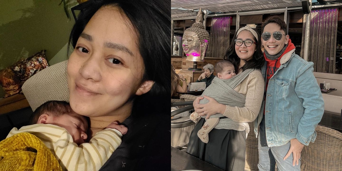 Without the Help of a Babysitter, Gracia Indri's Portrait of Taking Care of Her Child Receives Praise - Beautiful Face Without Makeup Highlighted