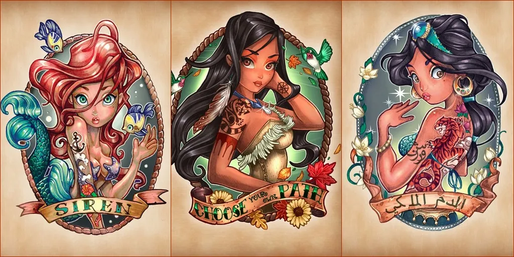Tato-Tato Cantik Princess Disney - Awas Kepengen ...