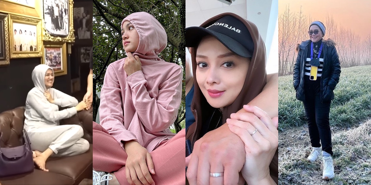 Latest Lesti Kejora, 10 Photos of Celebrities Suspected of Replacing Hijab with Hoodie & Cap - Including Ayu Ting Ting's Mother