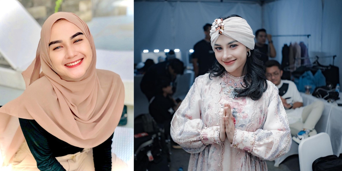 Latest, Beautiful Portraits of Arlida Putri Wearing Gamis and Turban - Melting Hearts