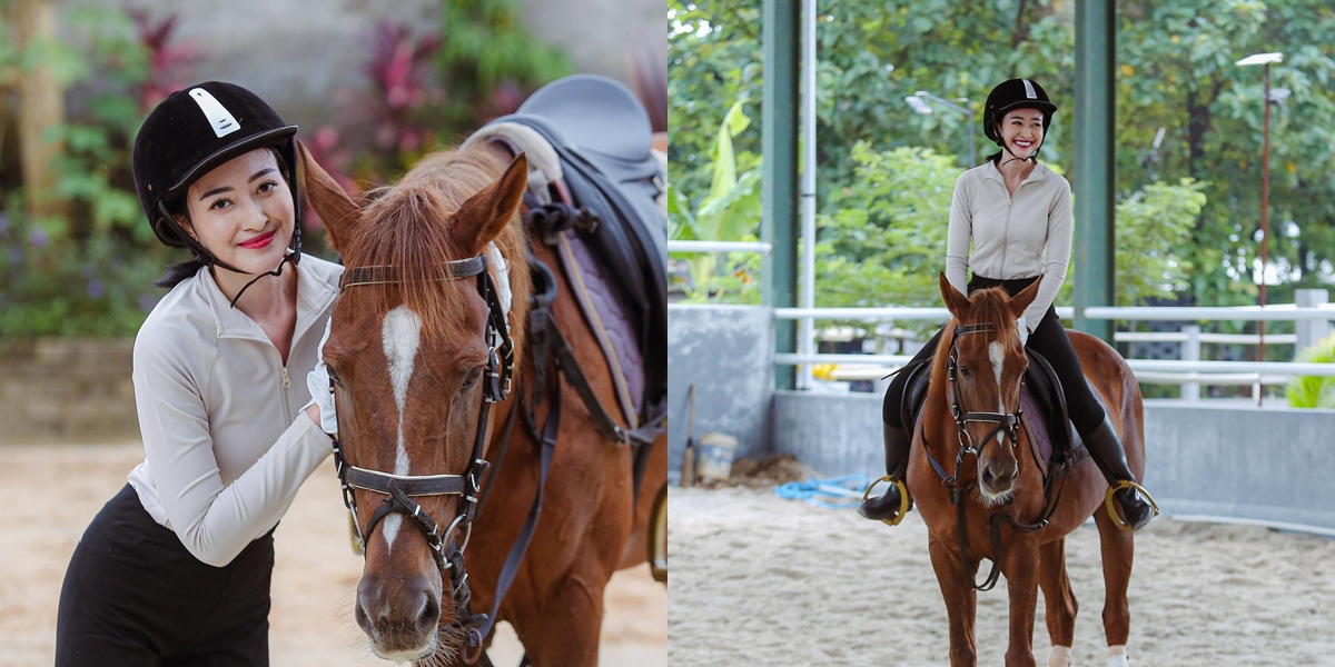 Turns Out Skilled in Horseback Riding, Portrait of Puteri Modiyanti, Tommy Soeharto's Beautiful and Talented 'Daughter'