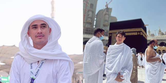 Dragged in the Case of Assault with Putra Siregar, Here are a Series of Photos of Rico Valentino who Just Performed Umrah Together - Now Wearing Orange Clothes