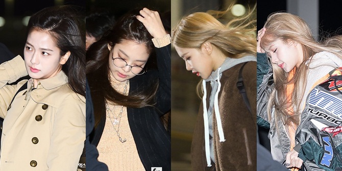 Blown by the Wind, BLACKPINK Looks Like Models at the Airport