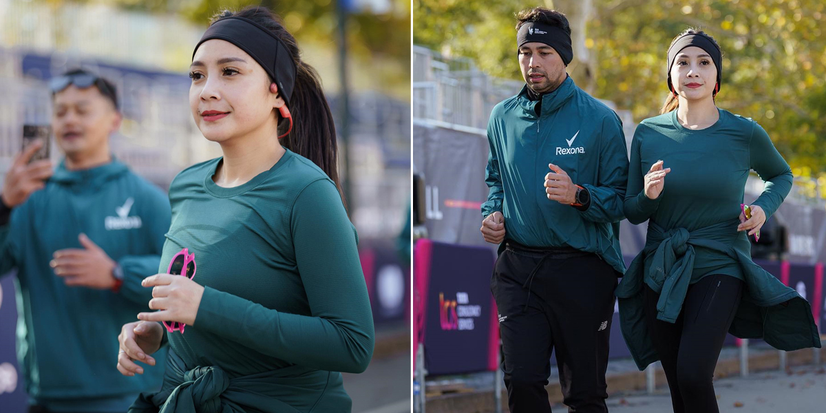 Stay Beautiful and Shine While Jogging in New York, 8 Photos of Nagita Slavina that Flooded with Praises from Netizens