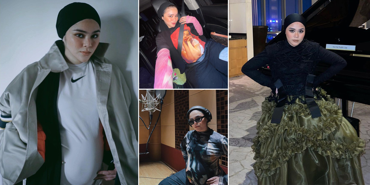 Stay Beautiful and Swag While Pregnant, Sivia Azizah Shows Off Her Growing Baby Bump