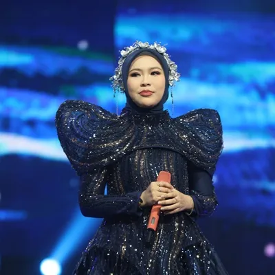 Potret Selfi Yamma di Panggung Mega Konser: Meet The Champions, Stunning