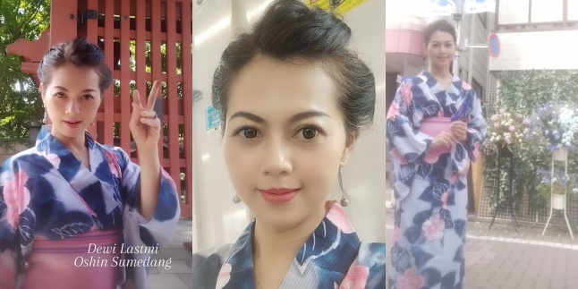 Living in Tokyo, 8 Beautiful Portraits of Lastmi AFI Called Oshin Sumedang When Wearing Yukata - Spirit of Learning Japanese Language Despite Being at Elementary School Level