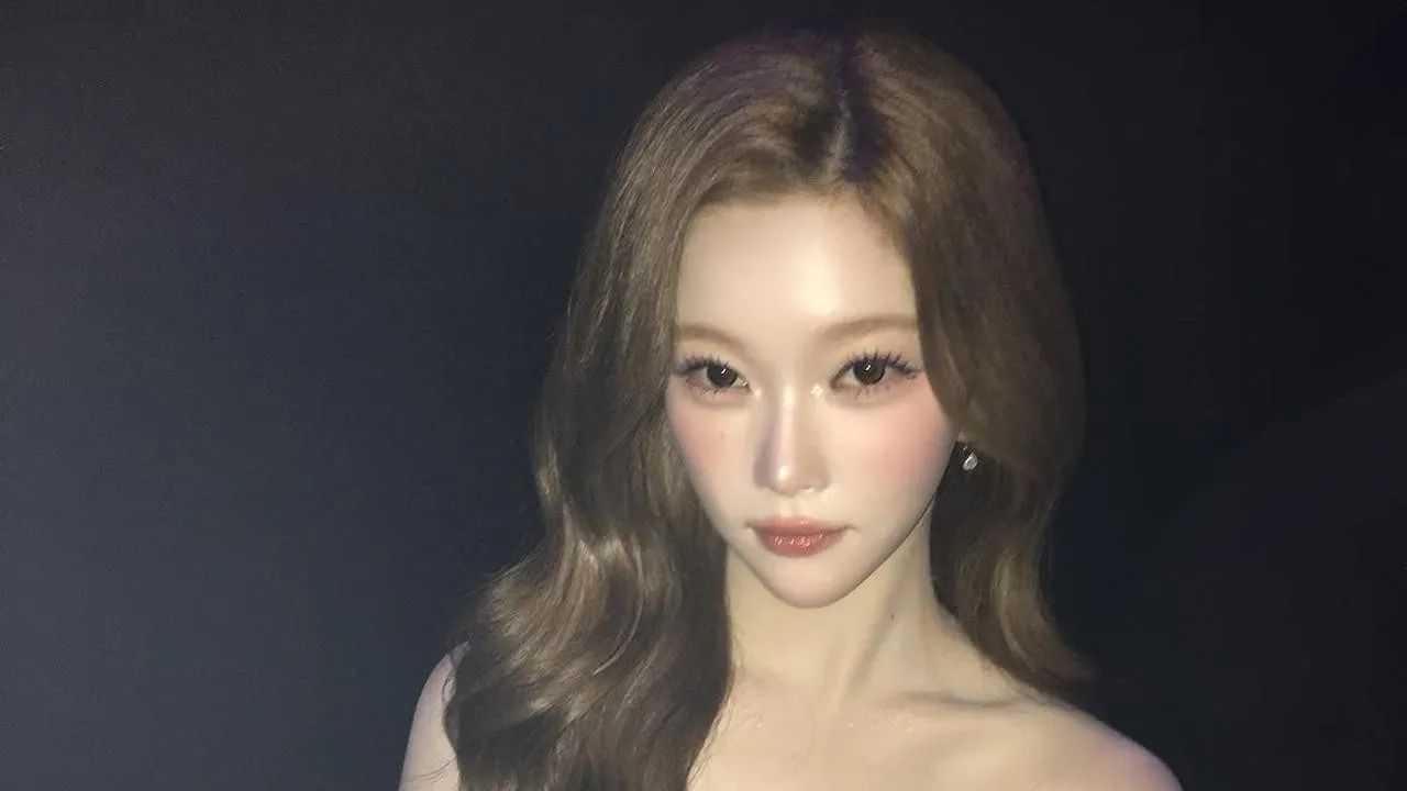 Portrait of Tsuki Billlie at the SPOTV K-pop Awards, Graceful Like a Princess