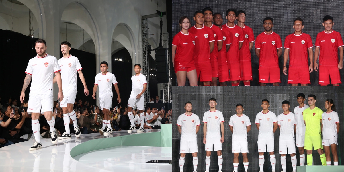 Reaping Pro and Con, 11 Portraits of National Team Players who Suddenly Became Models in the Launch of the Latest Jersey - Coach Shin Tae-yong's Appearance Highlighted