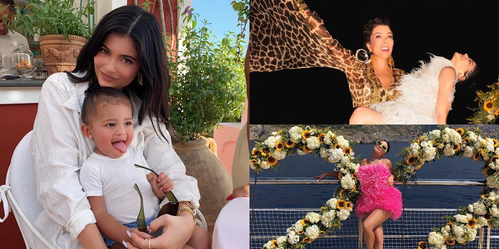 Kylie Jenner's 22nd Birthday, Fun and Colorful in Italy