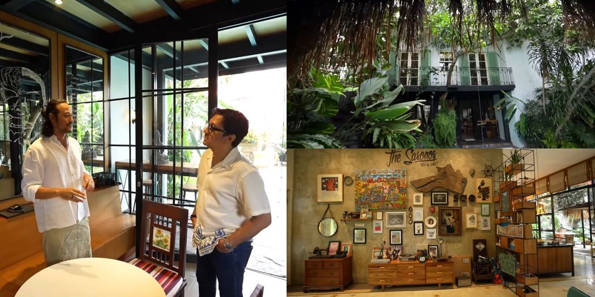 Unique! 10 Portraits of Dwi Sasono and Widi Mulia's House that Blends with Nature, Utilizing Many Recycled Items - Full of Art