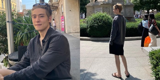 After Attending the Fashion Show, Here are Photos of Handsome Jaehyun NCT Relaxing in Milan: Strolling with Sandals